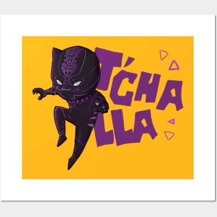 T'Challa Posters and Art